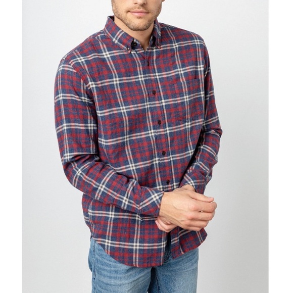 Rails Mens Felix Button Down in NVY/RED/CREAM Sz XXL - Picture 1 of 9